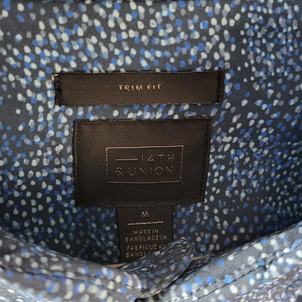 14TH & UNION  print casual shirt Sz M  NEW - Picture 4 of 5